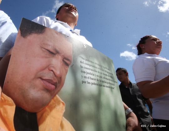 Nicaragua rinde homenaje a Chávez a dos años de su tránsito a la Inmortalidad
