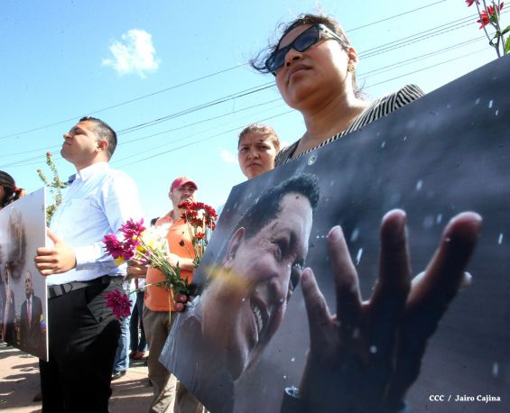 Nicaragua rinde homenaje a Chávez a dos años de su tránsito a la Inmortalidad