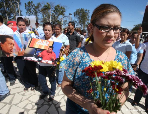 Nicaragua rinde homenaje a Chávez a dos años de su tránsito a la Inmortalidad