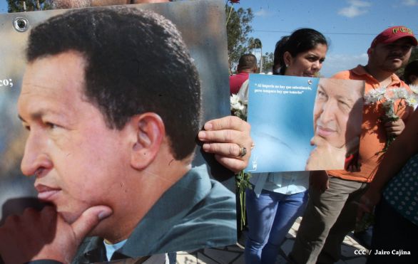 Nicaragua rinde homenaje a Chávez a dos años de su tránsito a la Inmortalidad
