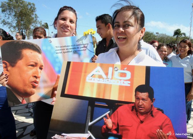 Nicaragua rinde homenaje a Chávez a dos años de su tránsito a la Inmortalidad