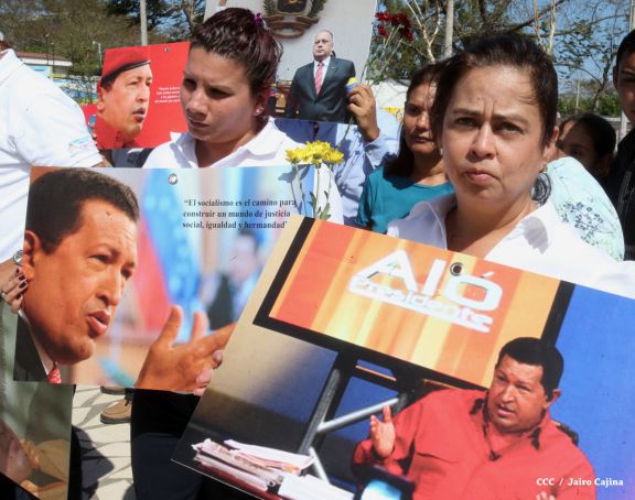 Nicaragua rinde homenaje a Chávez a dos años de su tránsito a la Inmortalidad