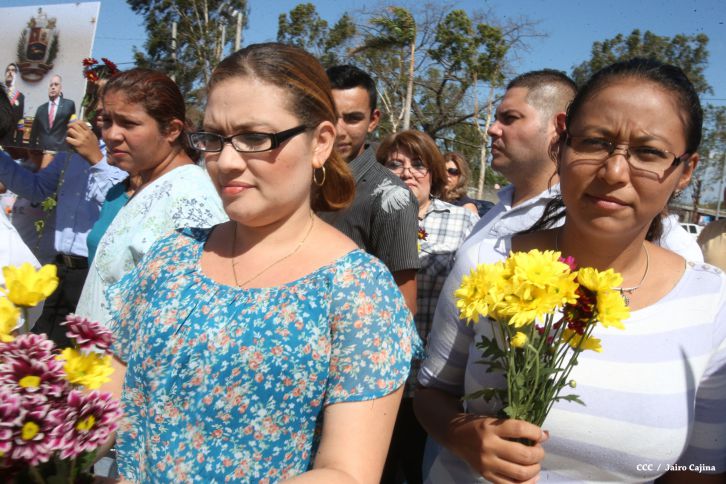 Nicaragua rinde homenaje a Chávez a dos años de su tránsito a la Inmortalidad