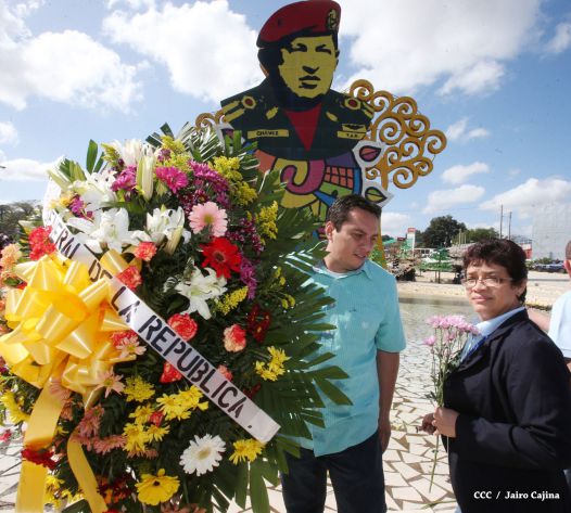 Nicaragua rinde homenaje a Chávez a dos años de su tránsito a la Inmortalidad