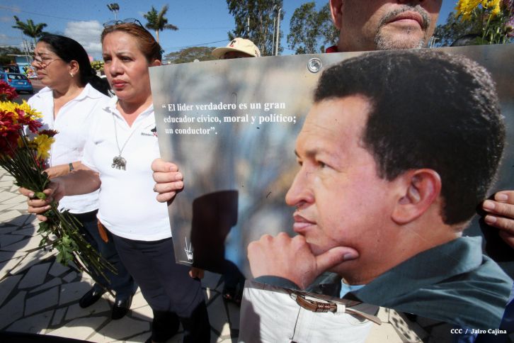 Nicaragua rinde homenaje a Chávez a dos años de su tránsito a la Inmortalidad
