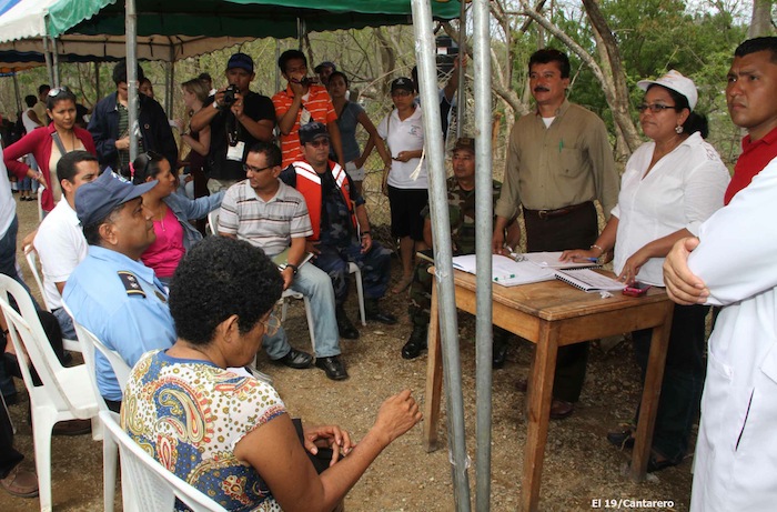 Simulacro de tsunami en Nicaragua
