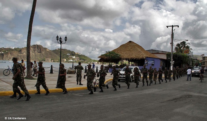 Simulacro de tsunami en Nicaragua