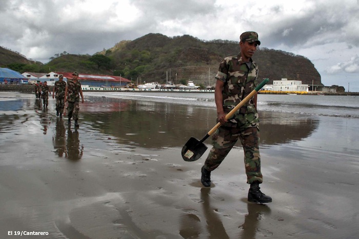 Simulacro de tsunami en Nicaragua