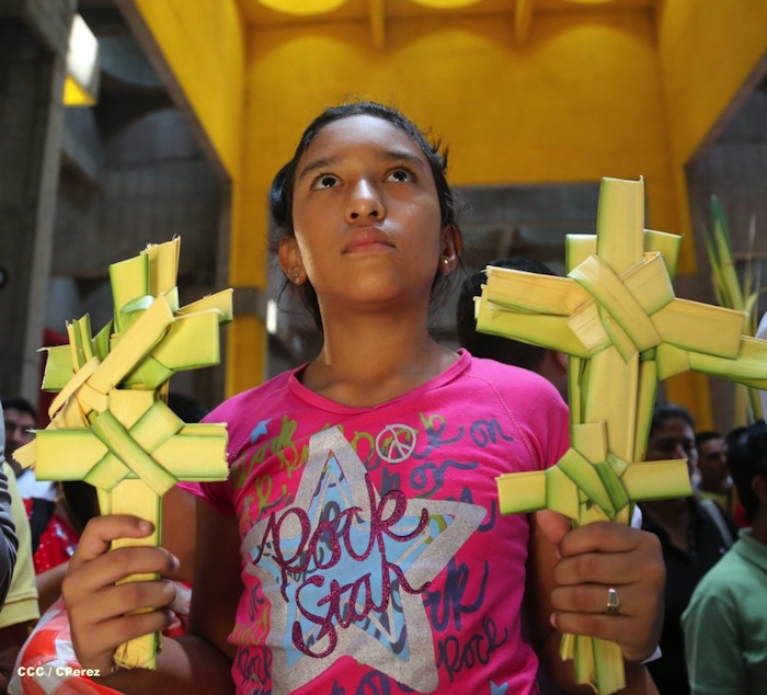 Procesión de la Burrita en Managua (Semana Santa 2013)