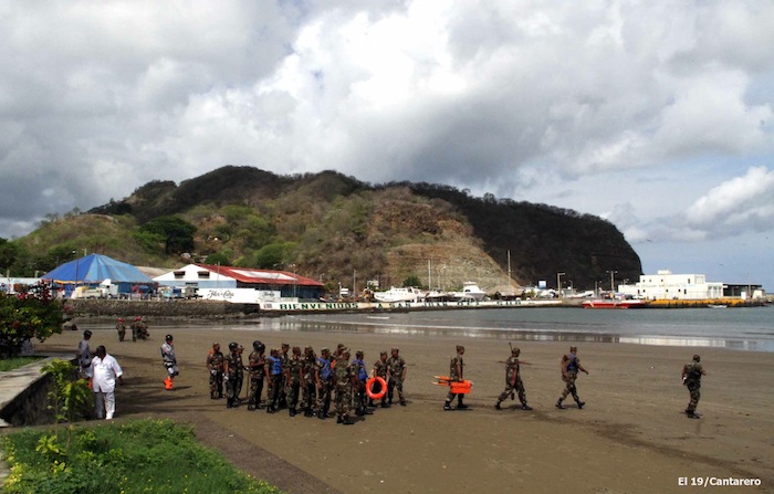 Simulacro de tsunami en Nicaragua