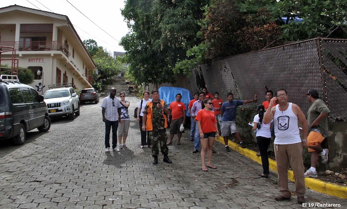 Simulacro de tsunami en Nicaragua