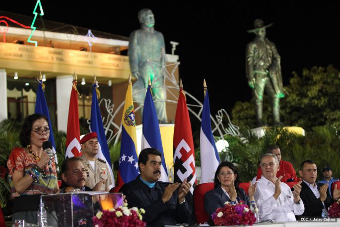 Nicaragua ratifica su respaldo a Venezuela y su presidente Nicolás Maduro