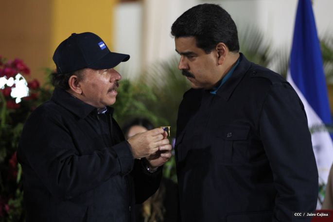 Nicaragua ratifica su respaldo a Venezuela y su presidente Nicolás Maduro