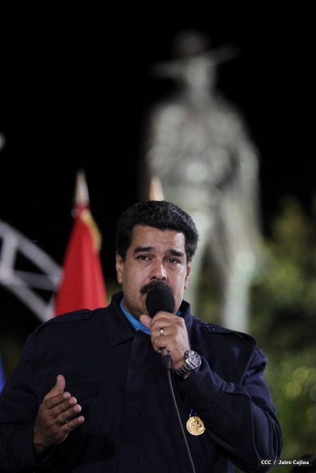 Nicaragua ratifica su respaldo a Venezuela y su presidente Nicolás Maduro