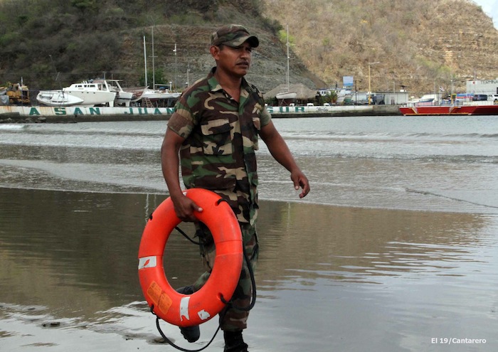 Simulacro de tsunami en Nicaragua