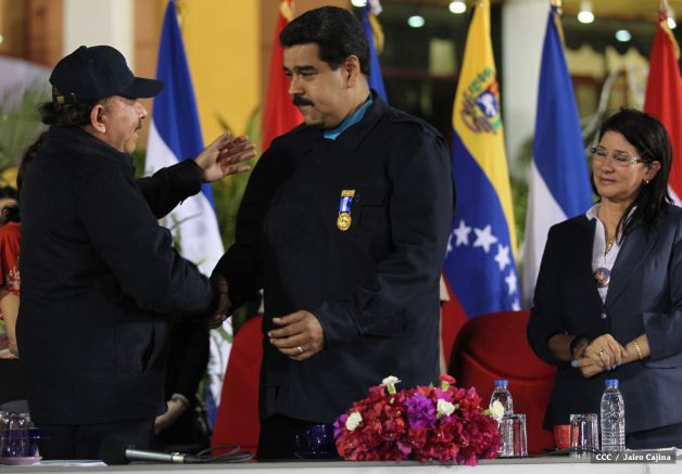 Nicaragua ratifica su respaldo a Venezuela y su presidente Nicolás Maduro