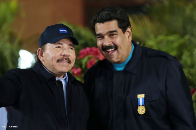 Nicaragua ratifica su respaldo a Venezuela y su presidente Nicolás Maduro