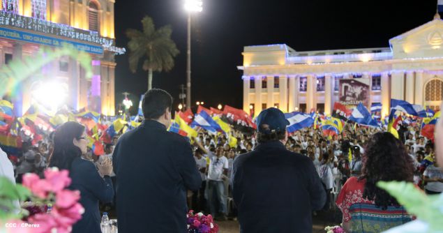 Nicaragua ratifica su respaldo a Venezuela y su presidente Nicolás Maduro