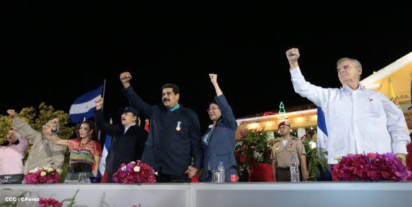 Nicaragua ratifica su respaldo a Venezuela y su presidente Nicolás Maduro