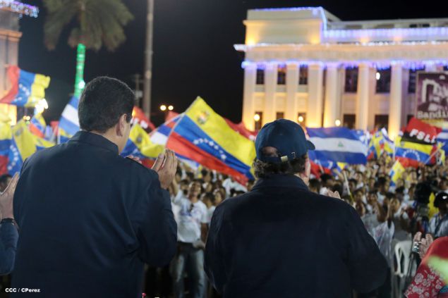 Nicaragua ratifica su respaldo a Venezuela y su presidente Nicolás Maduro