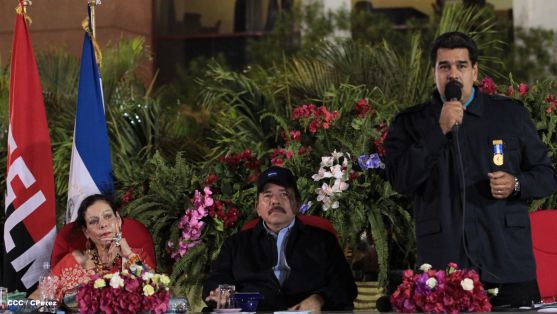 Nicaragua ratifica su respaldo a Venezuela y su presidente Nicolás Maduro