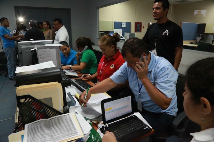 Simulacro de tsunami en Nicaragua