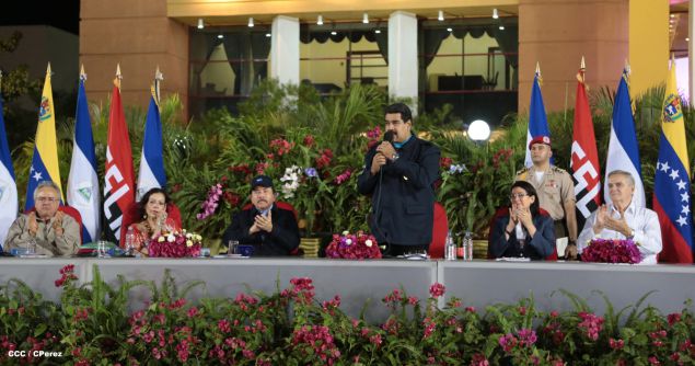 Nicaragua ratifica su respaldo a Venezuela y su presidente Nicolás Maduro