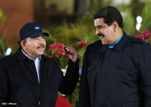 Nicaragua ratifica su respaldo a Venezuela y su presidente Nicolás Maduro