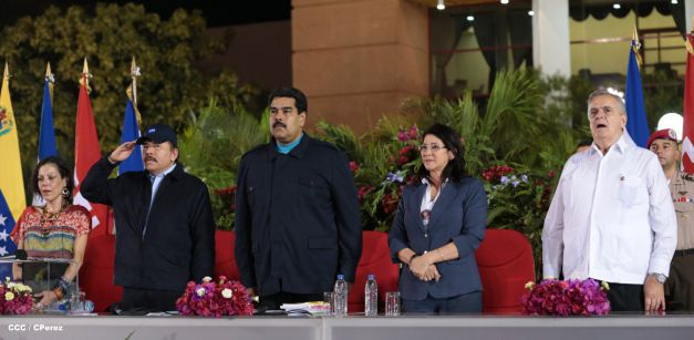 Nicaragua ratifica su respaldo a Venezuela y su presidente Nicolás Maduro