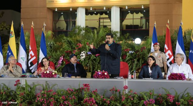 Nicaragua ratifica su respaldo a Venezuela y su presidente Nicolás Maduro
