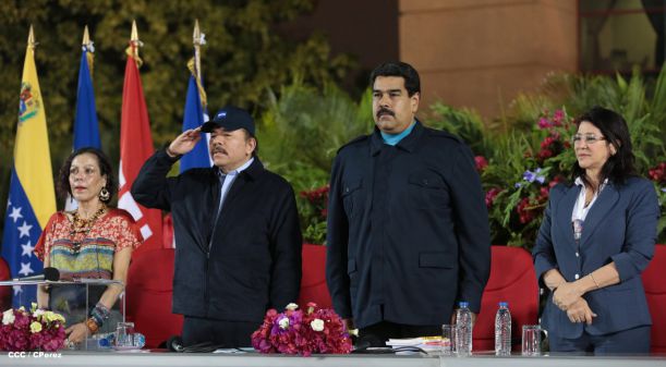 Nicaragua ratifica su respaldo a Venezuela y su presidente Nicolás Maduro