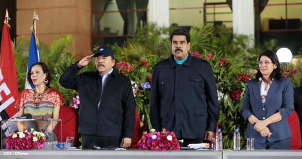 Nicaragua ratifica su respaldo a Venezuela y su presidente Nicolás Maduro