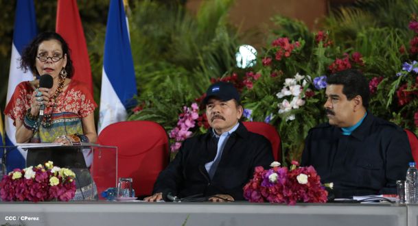 Nicaragua ratifica su respaldo a Venezuela y su presidente Nicolás Maduro