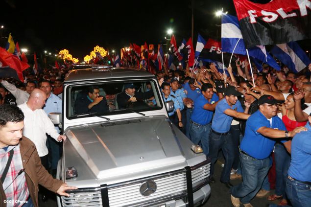 Nicaragua ratifica su respaldo a Venezuela y su presidente Nicolás Maduro