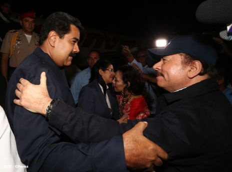 Nicaragua ratifica su respaldo a Venezuela y su presidente Nicolás Maduro