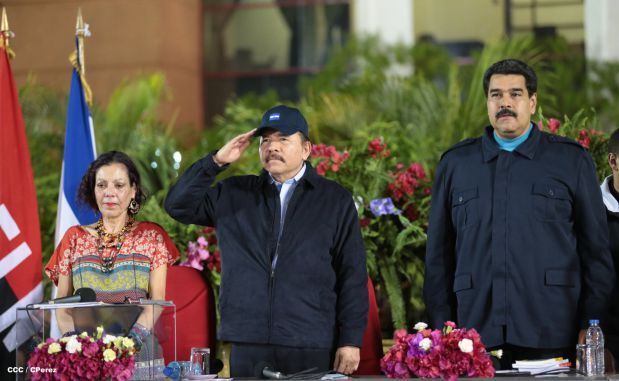 Nicaragua ratifica su respaldo a Venezuela y su presidente Nicolás Maduro