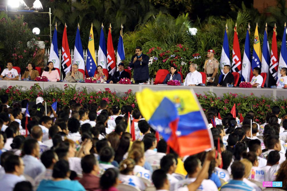 Nicaragua ratifica su respaldo a Venezuela y su presidente Nicolás Maduro