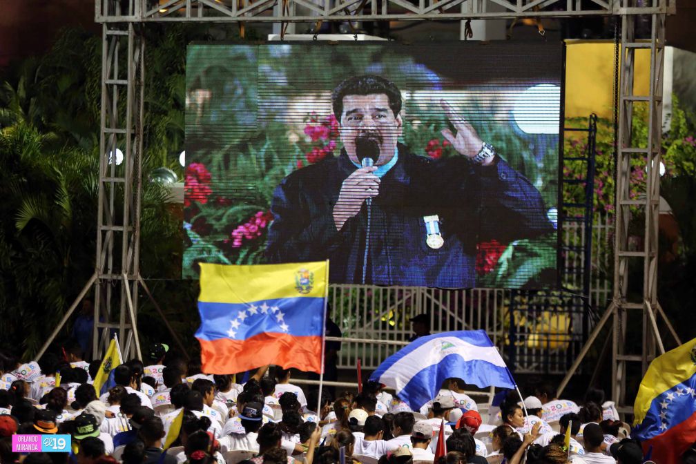 Nicaragua ratifica su respaldo a Venezuela y su presidente Nicolás Maduro