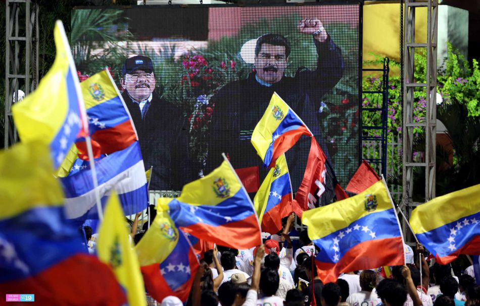 Nicaragua ratifica su respaldo a Venezuela y su presidente Nicolás Maduro