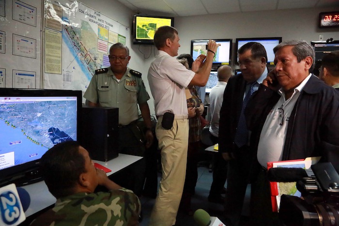 Simulacro de tsunami en Nicaragua