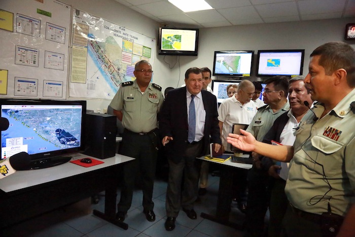 Simulacro de tsunami en Nicaragua