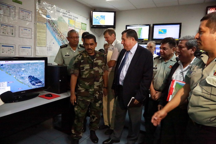 Simulacro de tsunami en Nicaragua