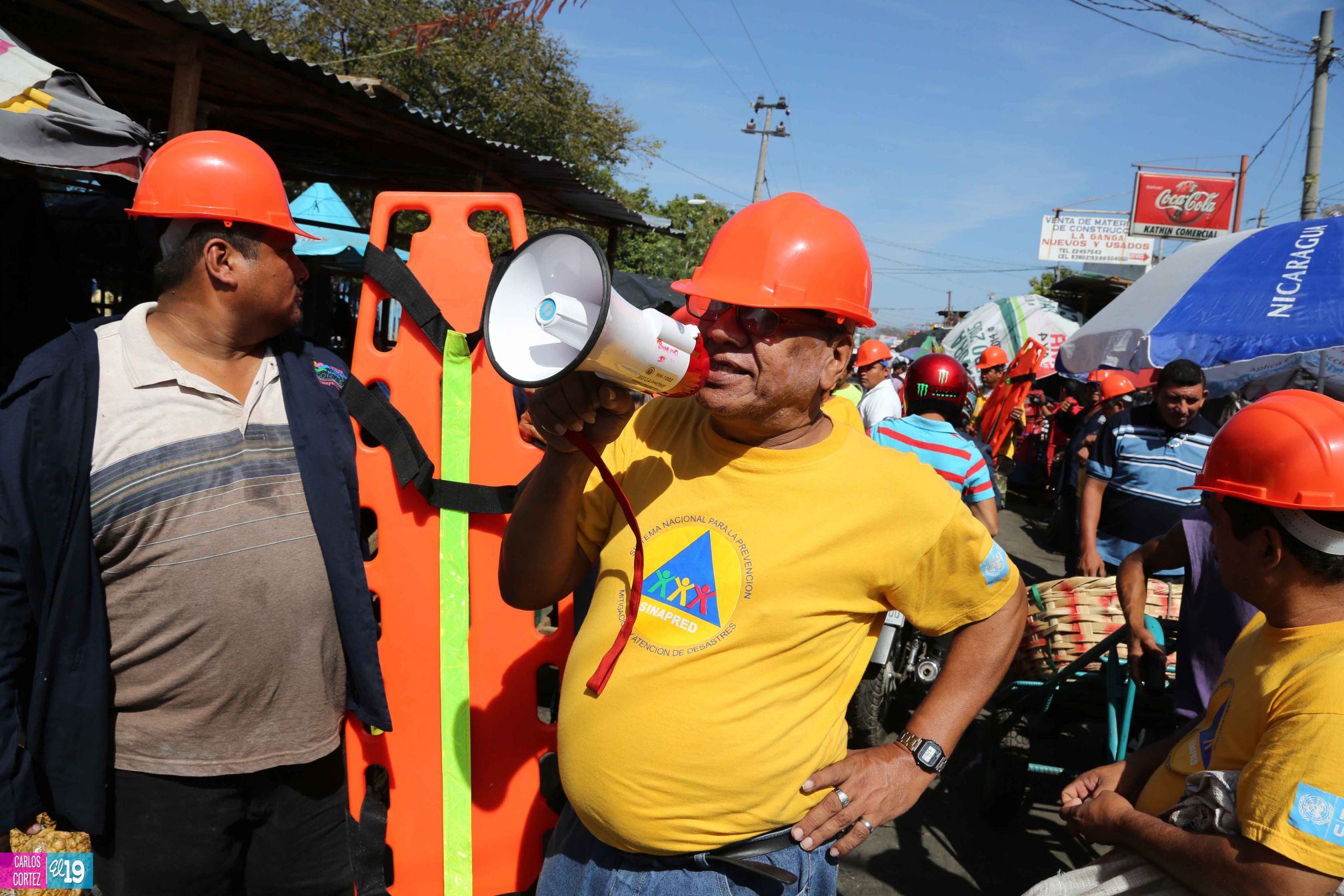 Comerciantes del Oriental desarrollan con éxito simulacro de terremoto