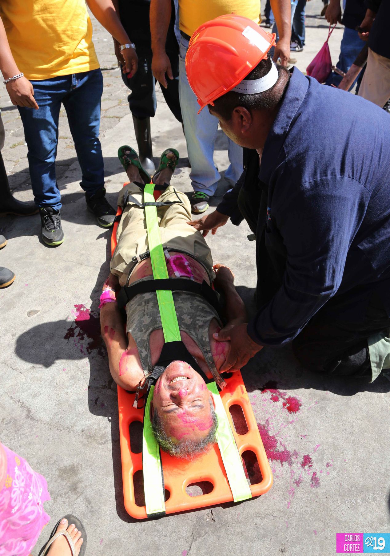 Comerciantes del Oriental desarrollan con éxito simulacro de terremoto