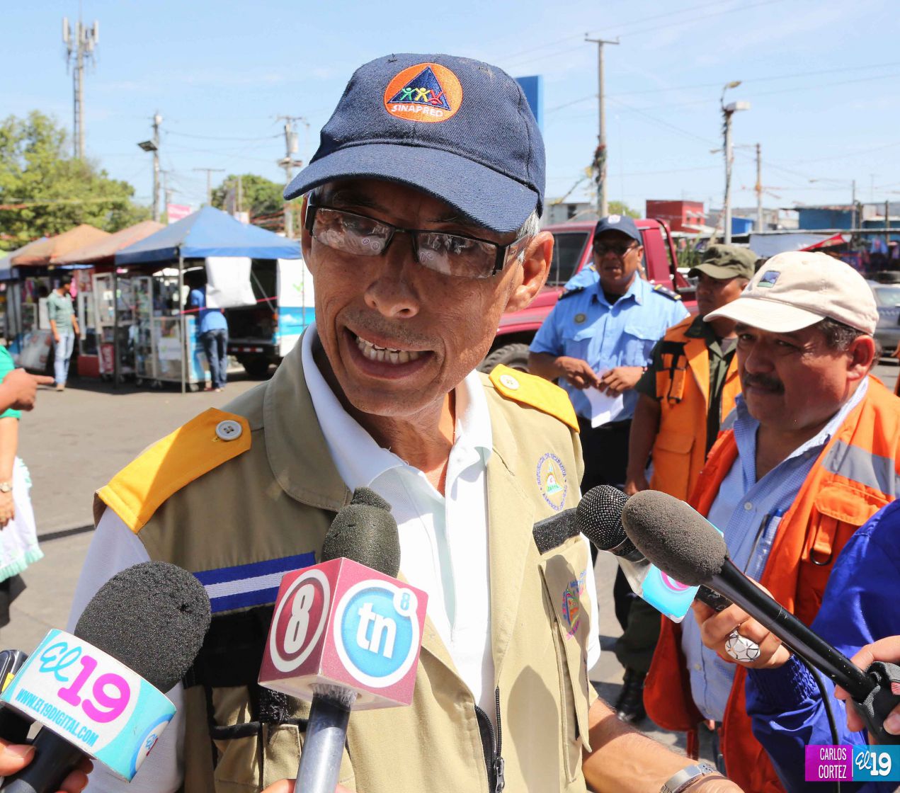 Comerciantes del Oriental desarrollan con éxito simulacro de terremoto