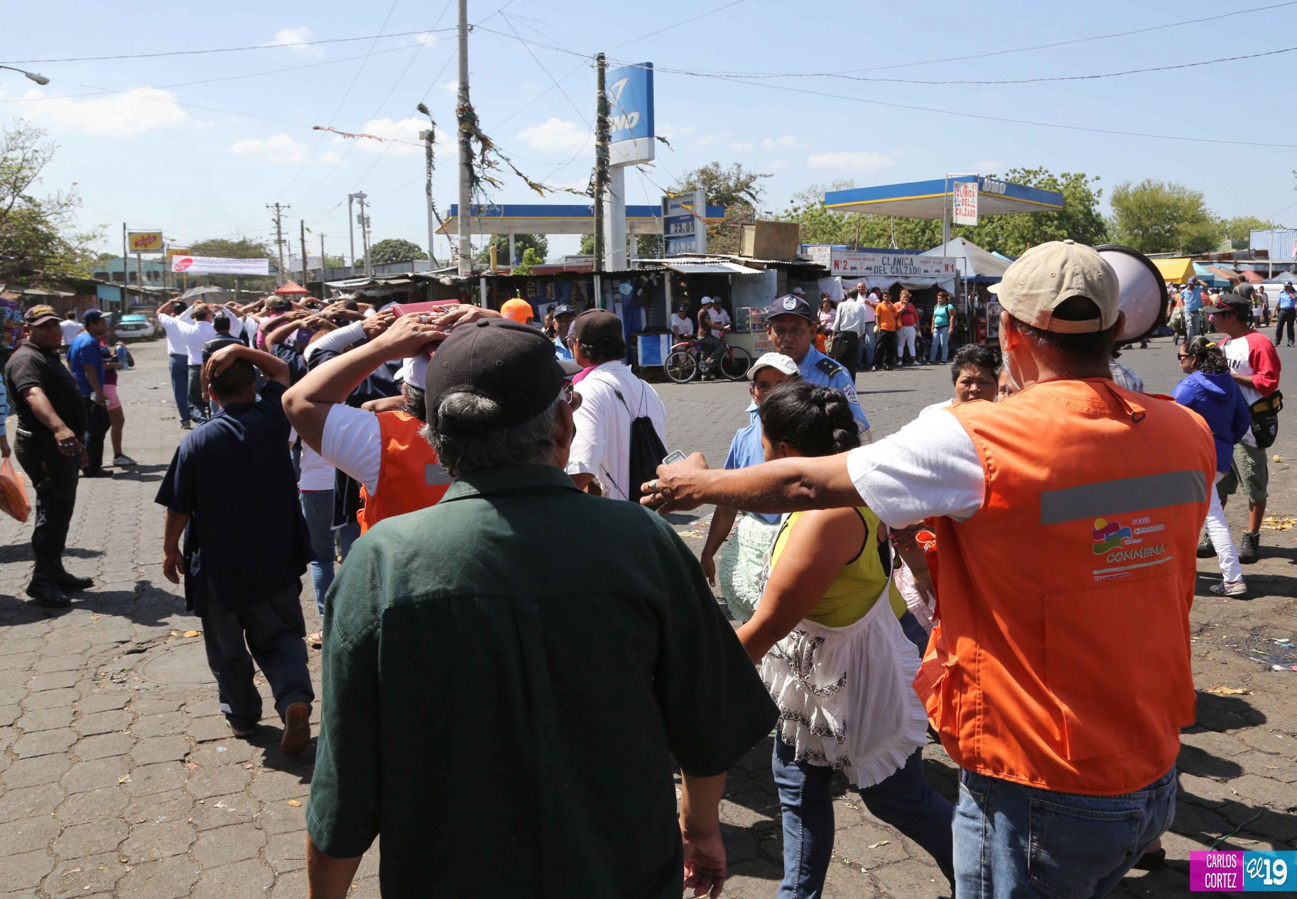 Comerciantes del Oriental desarrollan con éxito simulacro de terremoto