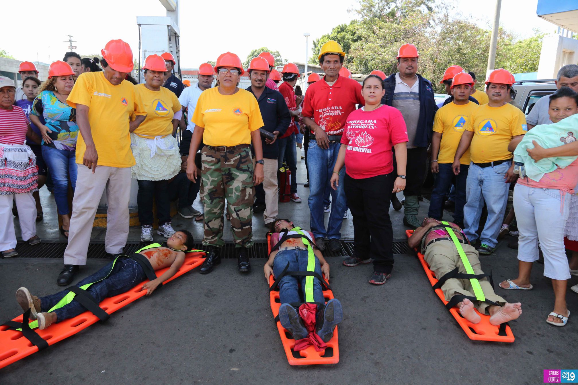 Comerciantes del Oriental desarrollan con éxito simulacro de terremoto