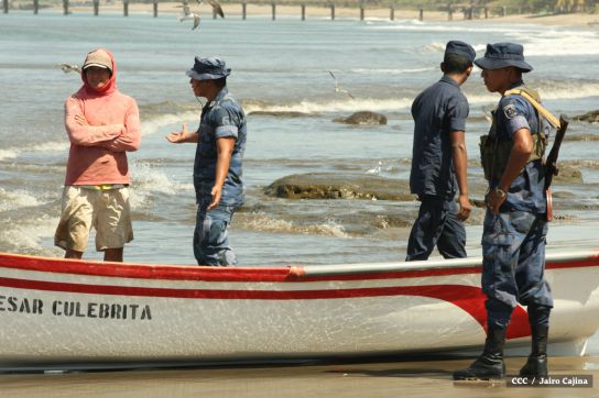 Familias de Masachapa participan masivamente en simulacros de terremoto y tsunami  