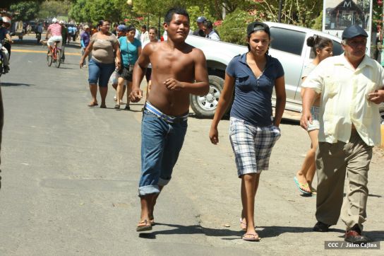Familias de Masachapa participan masivamente en simulacros de terremoto y tsunami  