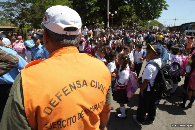 Familias de Masachapa participan masivamente en simulacros de terremoto y tsunami  